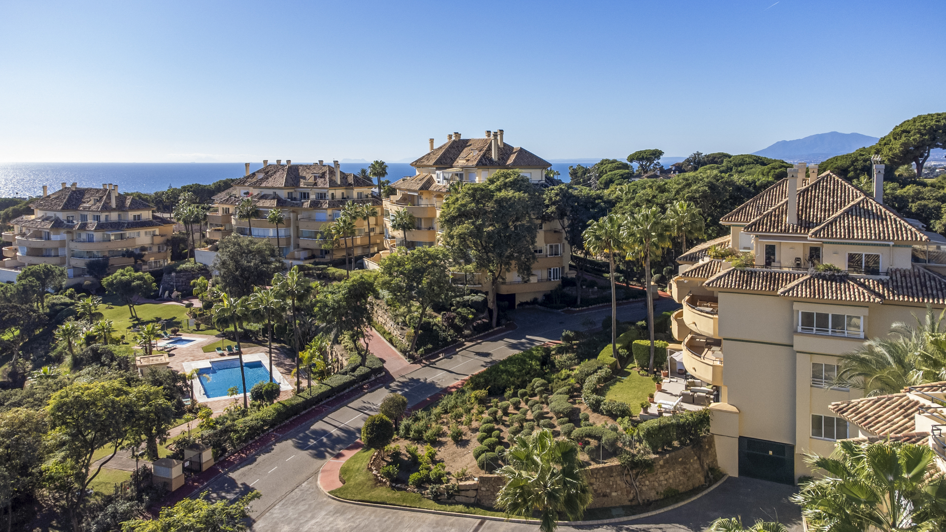 View of the Costa del Sol in Spain, popular region for second homes and property investment